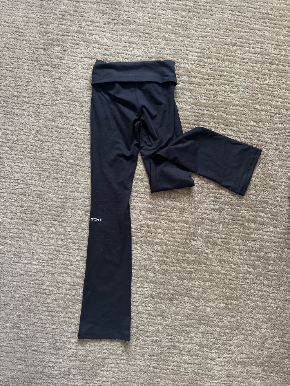 Fold-Over Flare Leggings